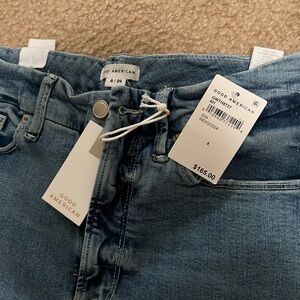 Good American “good waist” size 8 skinny jeans. NWT